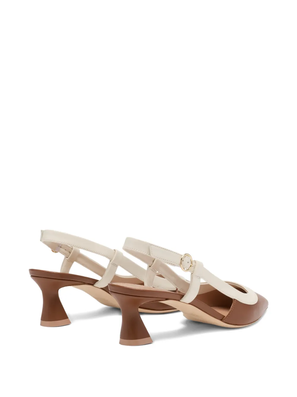 Malone Souliers Tate leren slingback pumps Bruin