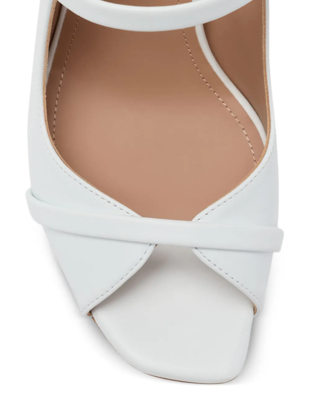 Malone Souliers Noah sandalen met hak Wit