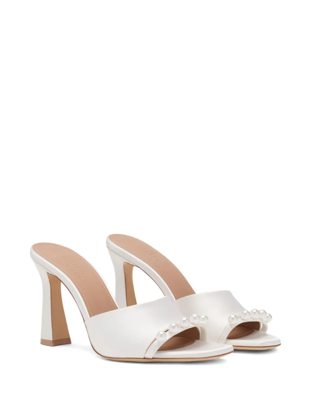 Malone Souliers Roxanne verfraaide sandalen Wit