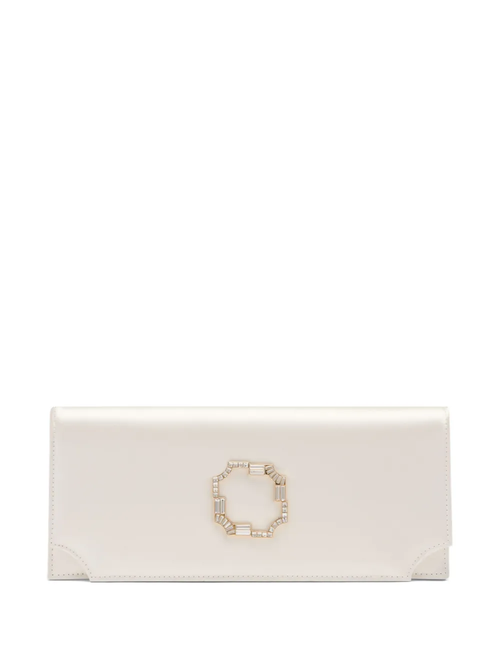 Malone Souliers Vivien embellished clutch bag - Neutrals