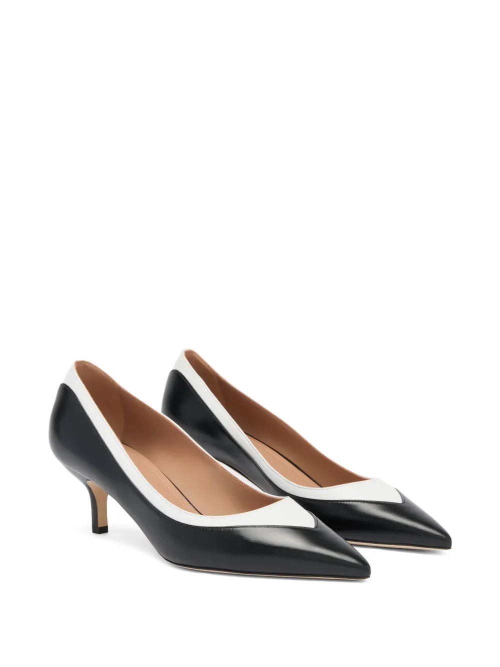 Malone Souliers Emmanuelle leren pumps Zwart