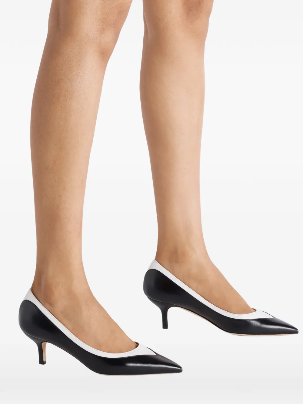 Malone Souliers Emmanuelle leren pumps Zwart