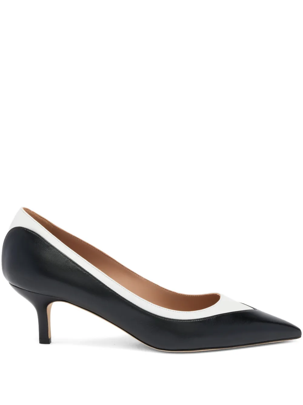 Malone Souliers Emmanuelle leren pumps Zwart