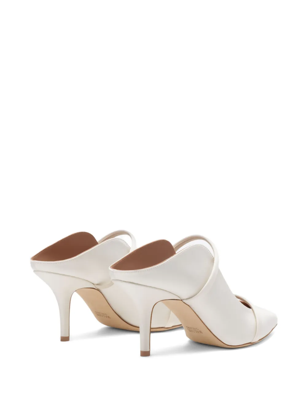 Malone Souliers Maureen 70 mm muiltjes Wit