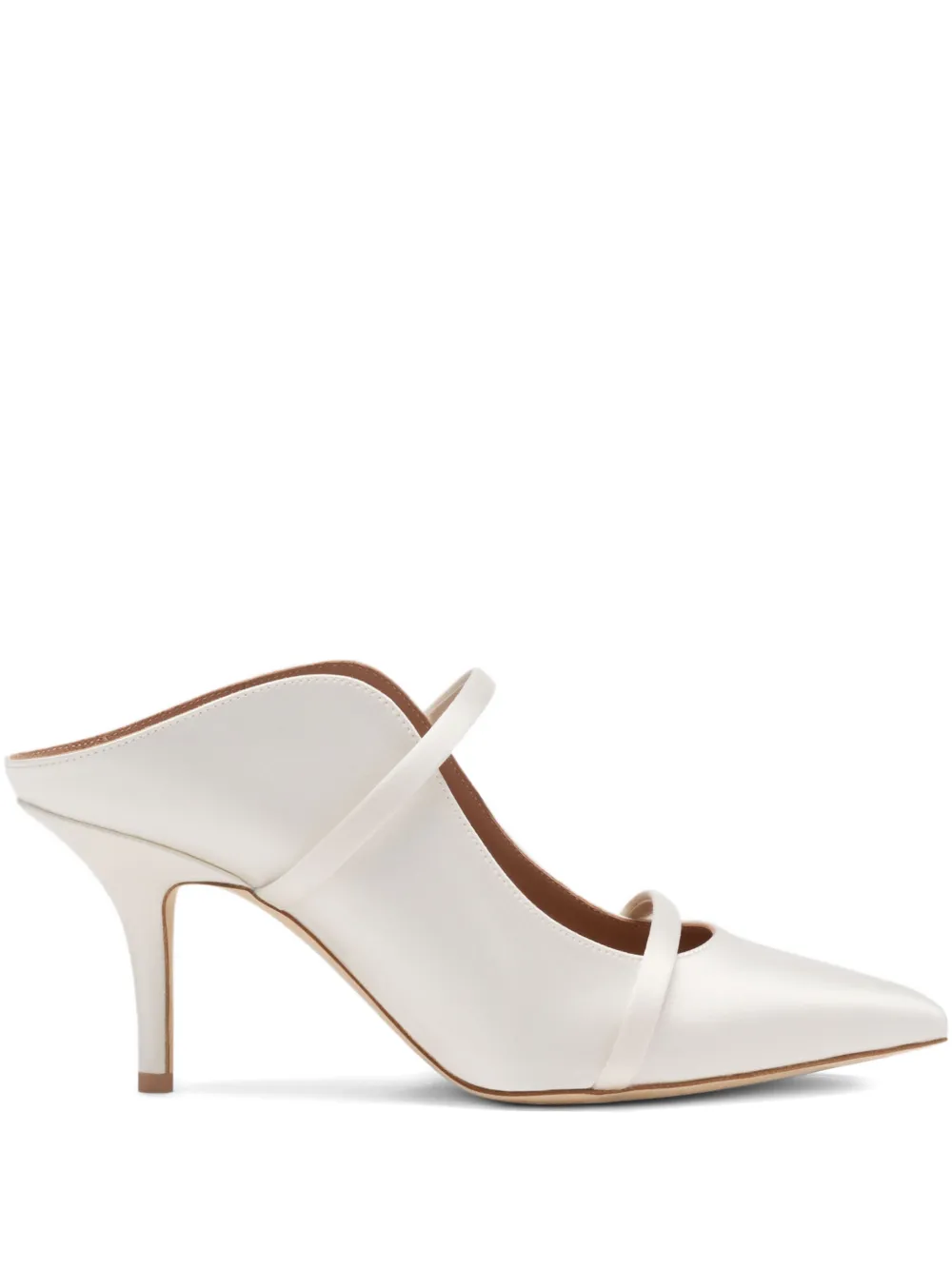 Malone Souliers 70mm Maureen mules - White