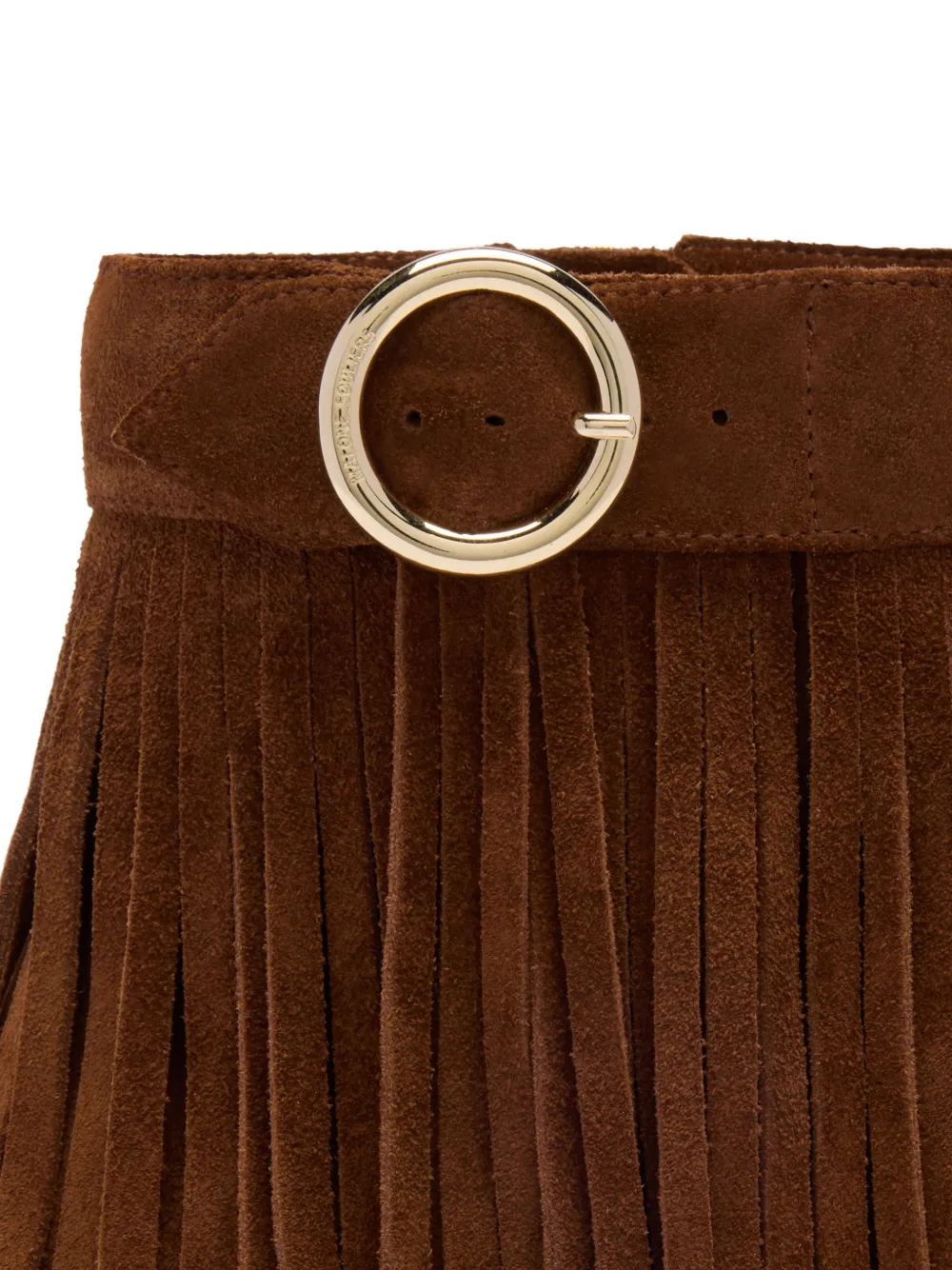 Malone Souliers Donni laarzen verfraaid met franje Bruin