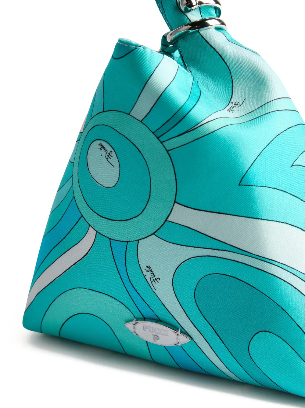 PUCCI Emilio Clutch Bag | Blue | FARFETCH SG