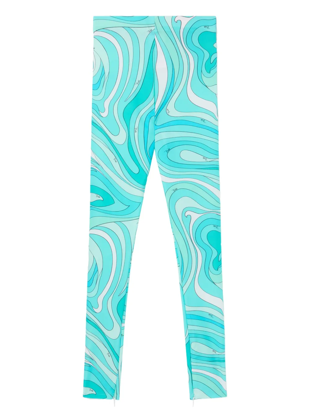 PUCCI Legging com estampa Marmo | Azul | Image 1