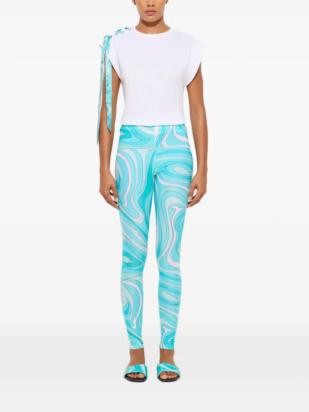 PUCCI Legging com estampa Marmo | Calça de ginástica | Image 2