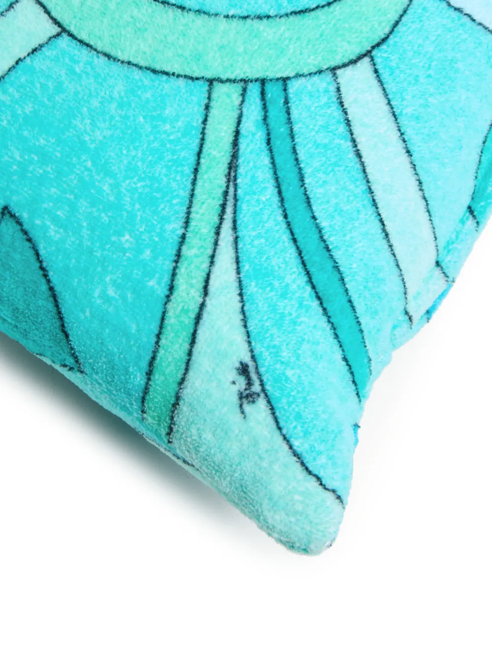  Pucci Marmo-print Bath Cushion - Blue 