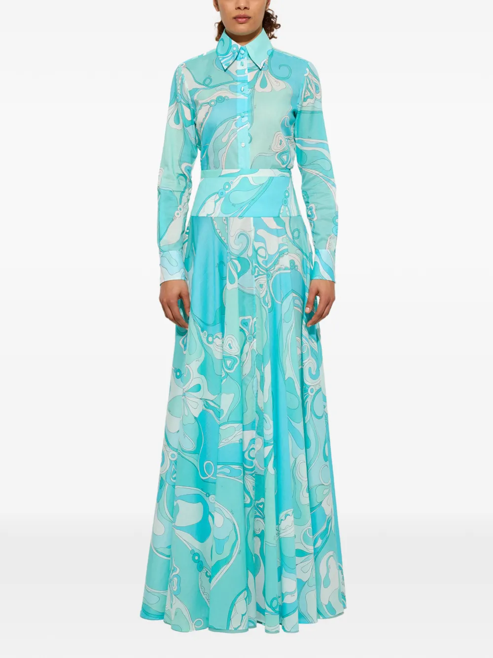 PUCCI Orchidee-print long skirt | Full Skirts | Image 2