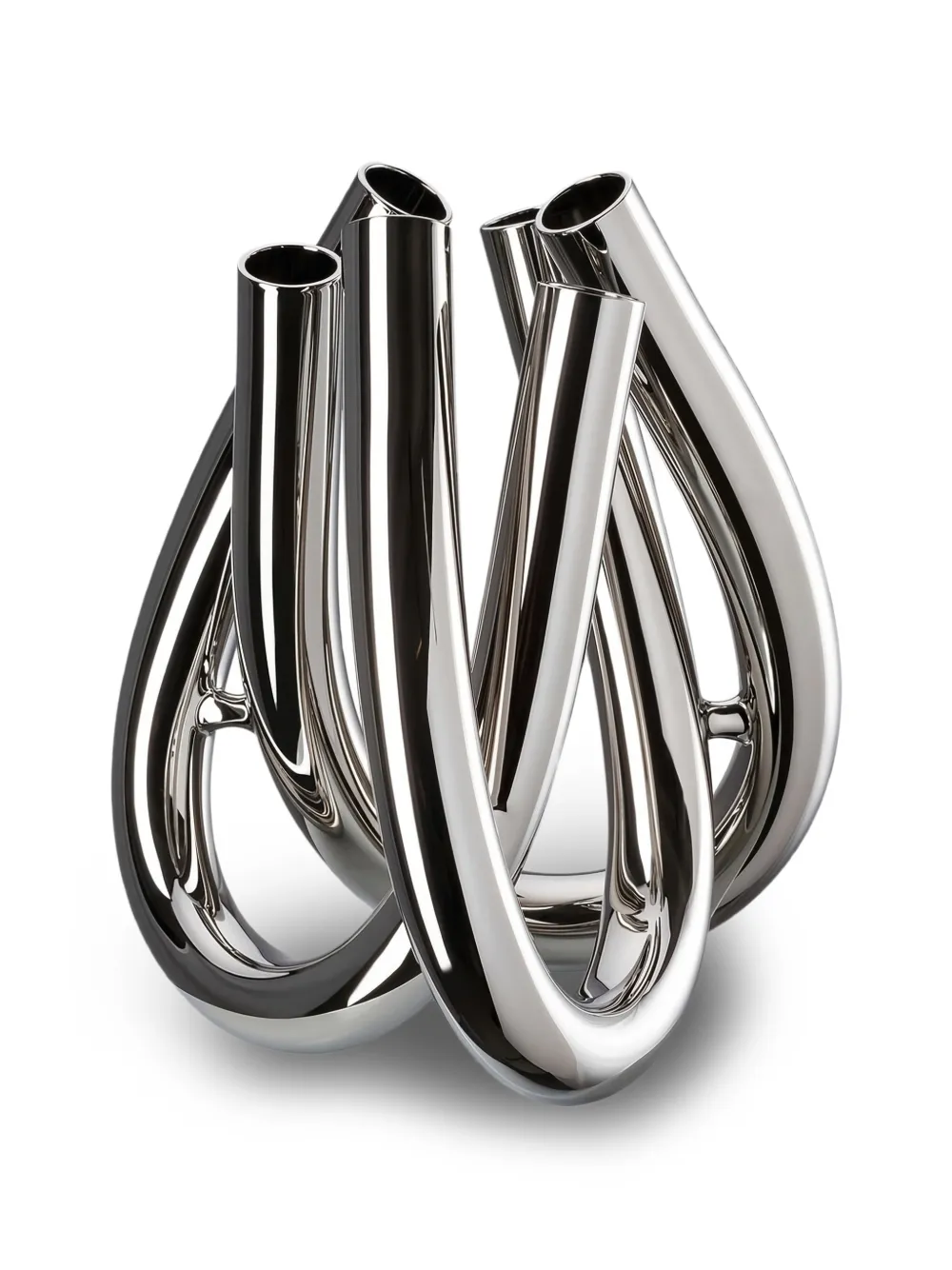 Rosenthal Triu looping vase (22cm) - Argento