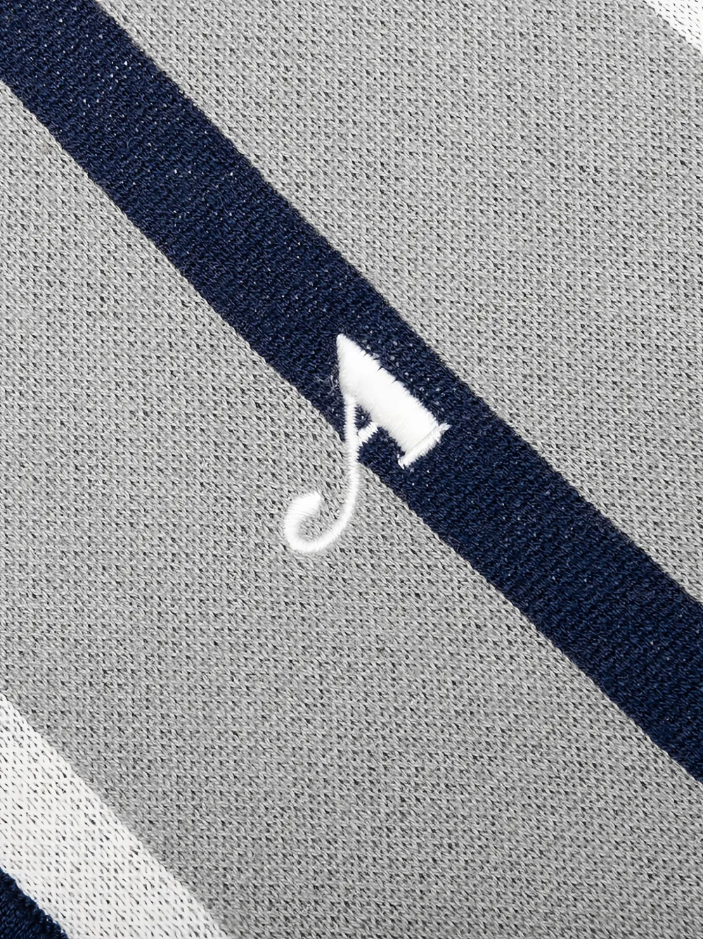 Awake NY Gebreid overhemd met campkraag Blauw