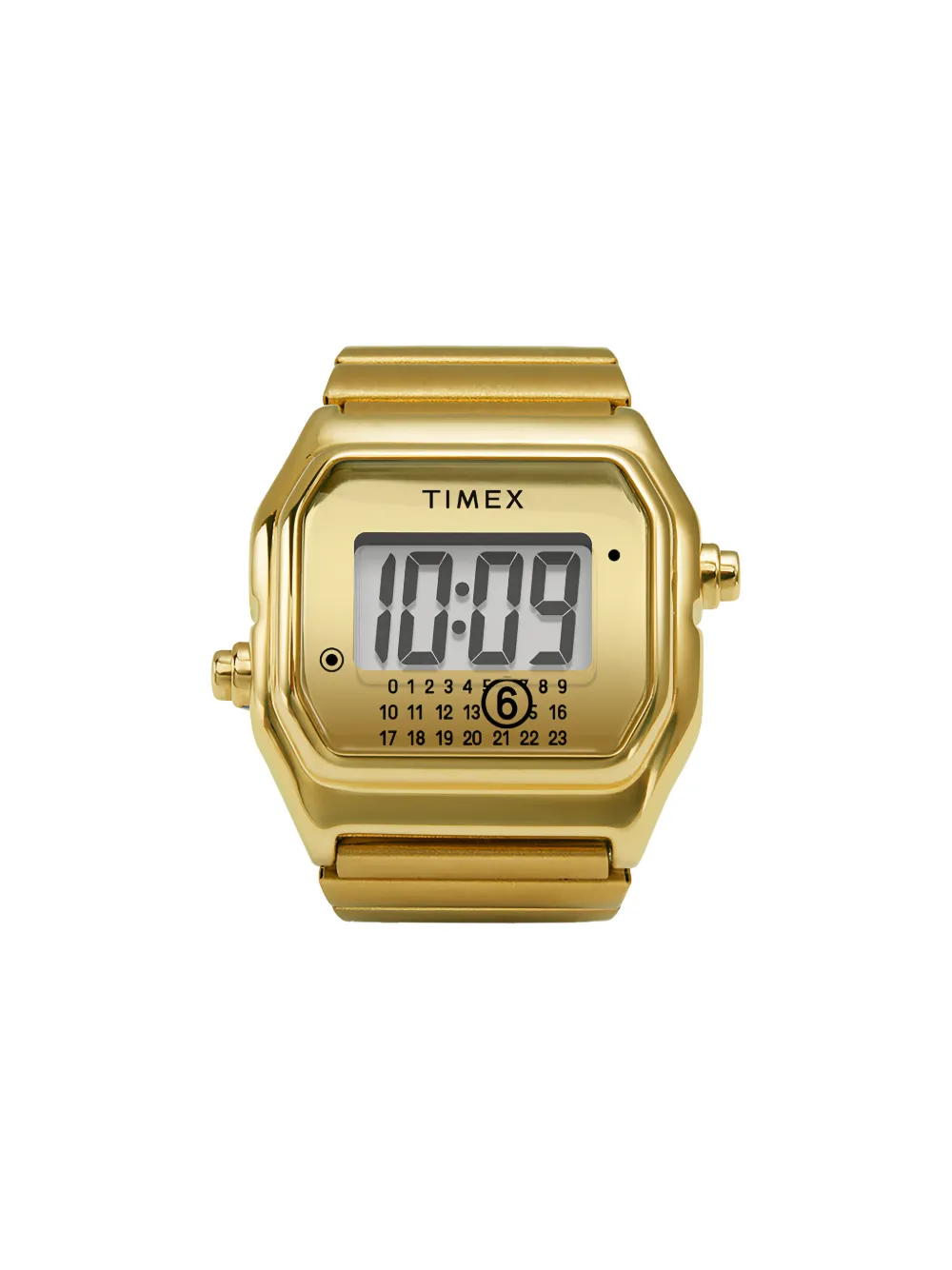 MM6 Maison Margiela octagon digital 35mm watch - Oro