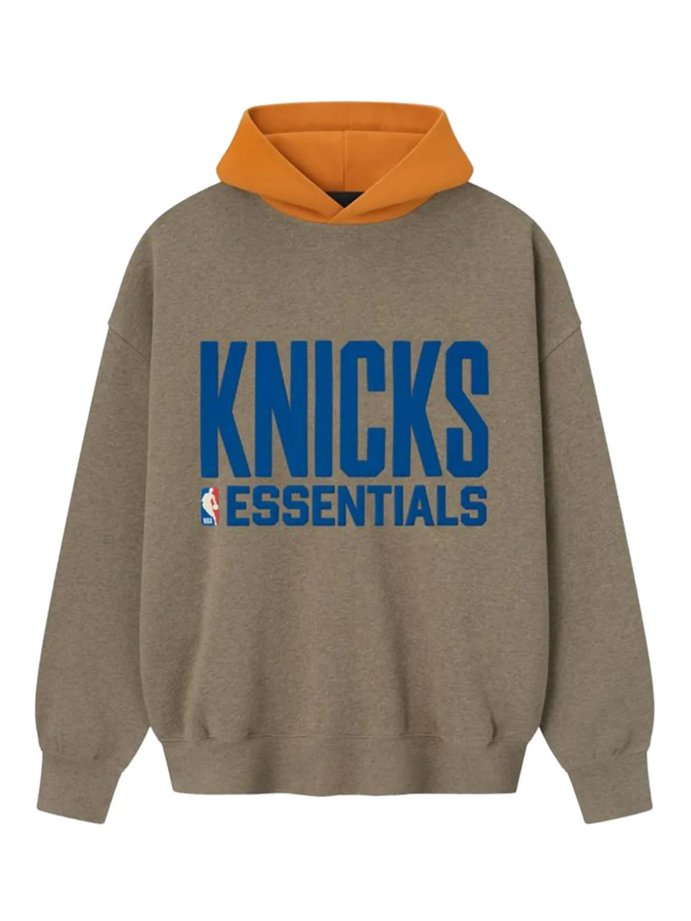 FEAR OF GOD ESSENTIALS graphic hooded sweatshirt - Nude