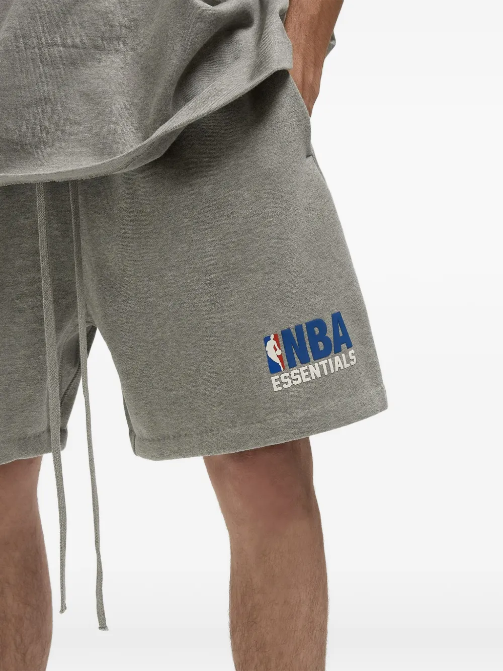 FEAR OF GOD ESSENTIALS drawstring graphic shorts | Track & Running Shorts | Image 2