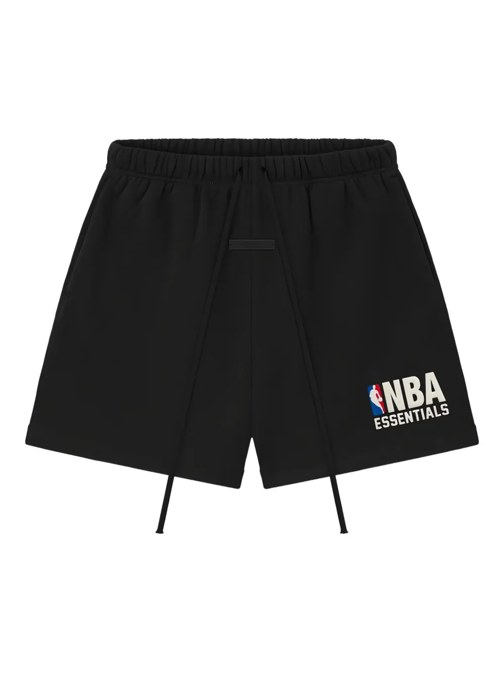 FEAR OF GOD ESSENTIALS logo drawstring shorts - Schwarz