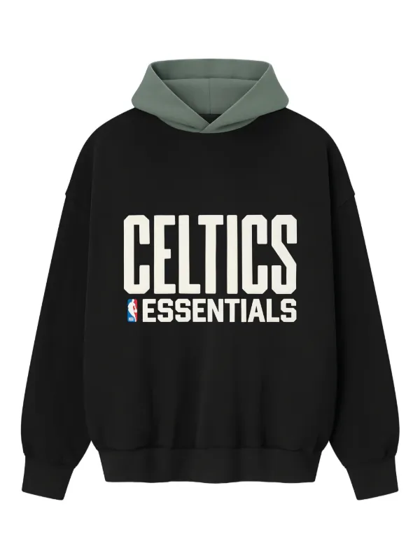 トップス ESSENTIALS Logo Hoodie / BLACK S Fear of God Essentials Chest Logo Hoodie Jet Black/Jet Black Men's