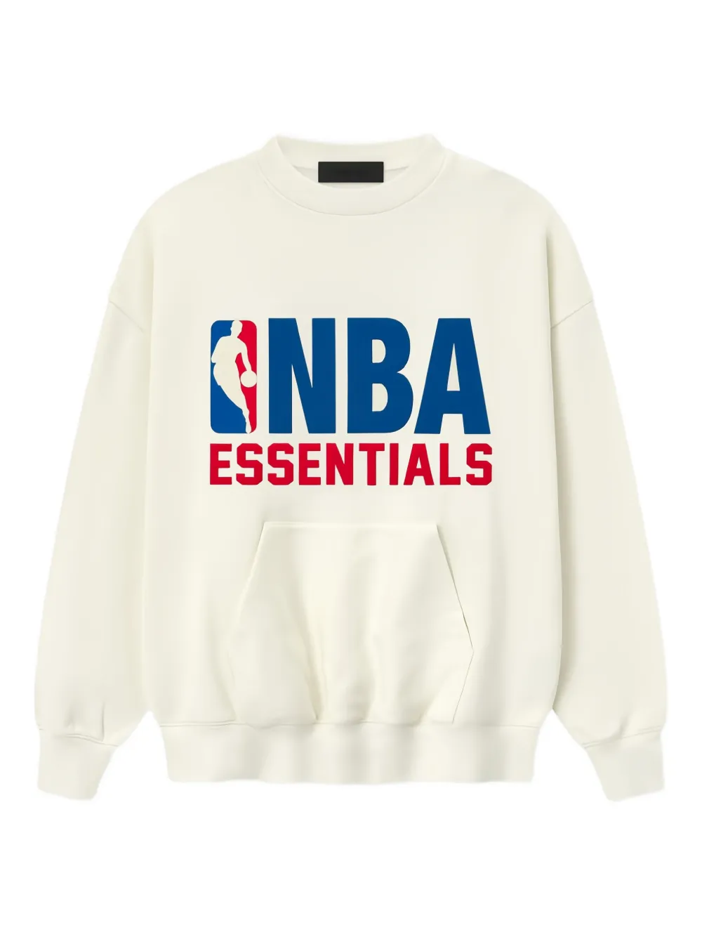 FEAR OF GOD ESSENTIALS chest pocket logo sweatshirt - Nude