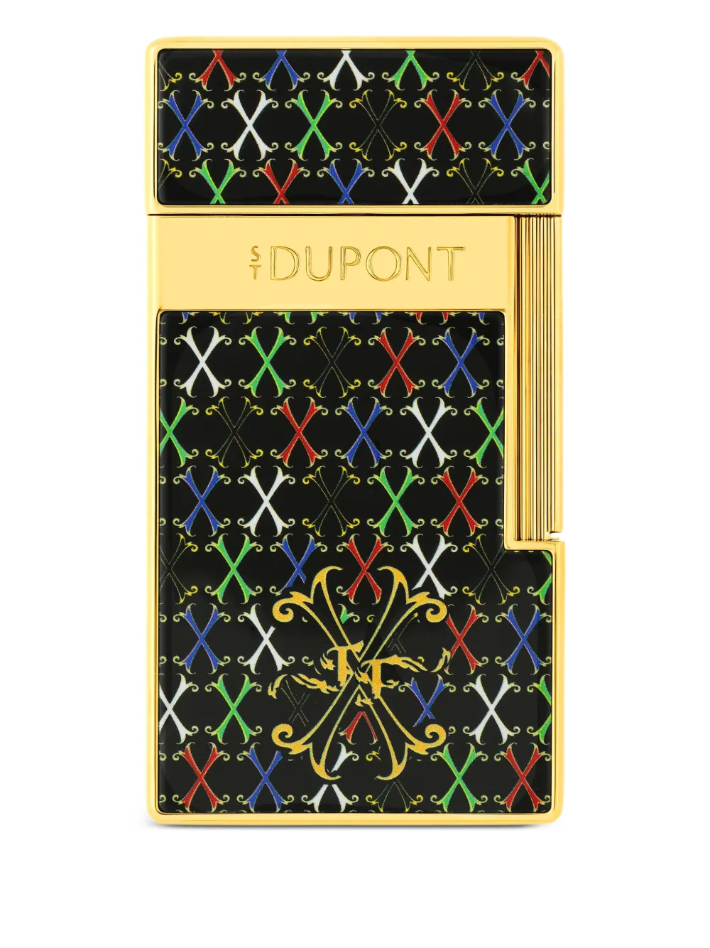 S.T. Dupont Biggy patterned lighter | Black | Image 1