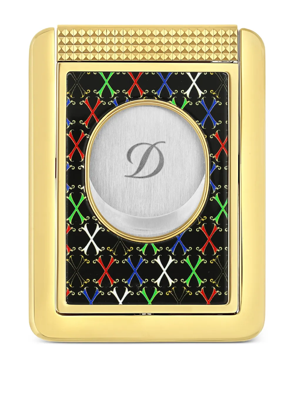 S.T. Dupont patterned gold-tone cigar cutter | Yellow | Image 1