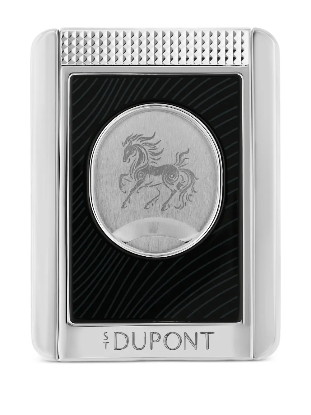 S.T. Dupont horse patterned cigar cutter | Black | Image 1