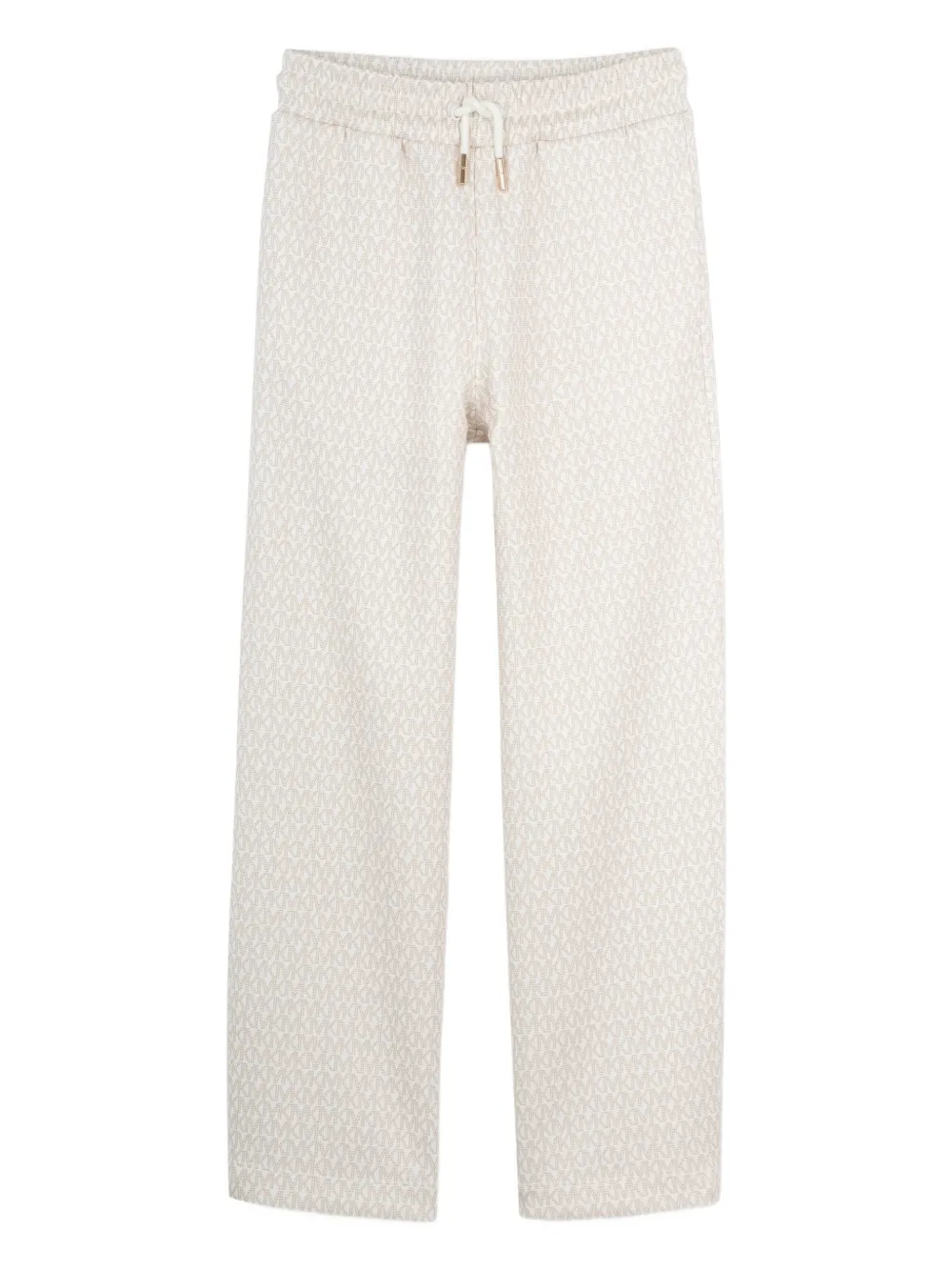 Michael Kors Kids drawstring patterned track pants - Toni neutri