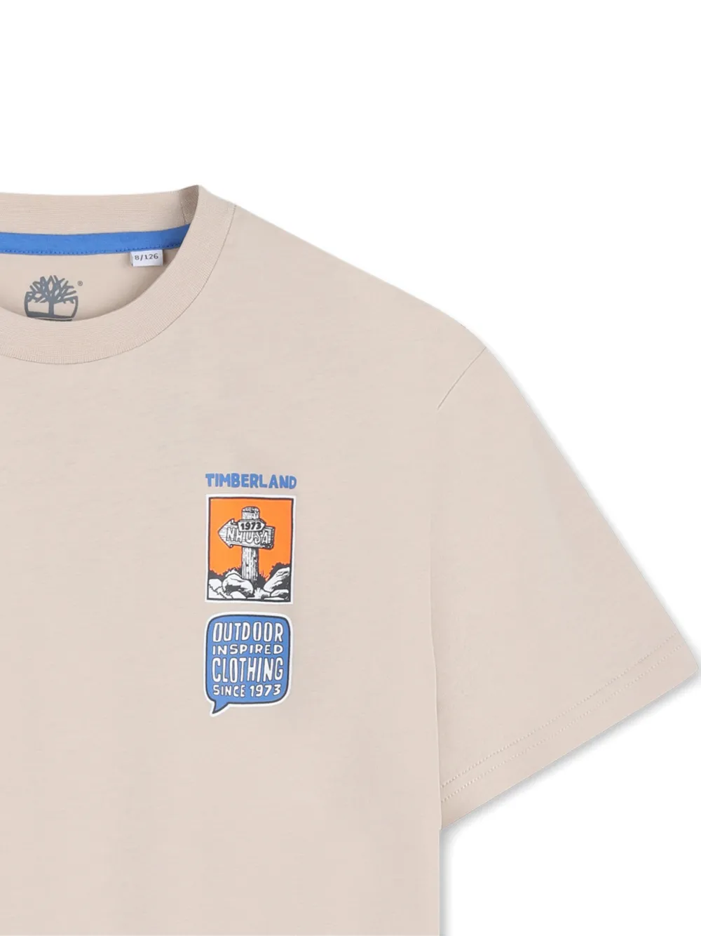 Timberland Kids Grafisch T-shirt Beige