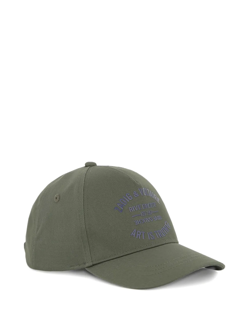 Zadig & Voltaire Kids Cappello da baseball con stampa - Verde