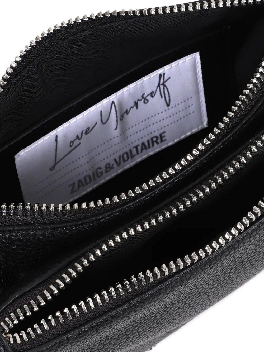 Zadig & Voltaire Kids Crossbodytas met studs Zwart