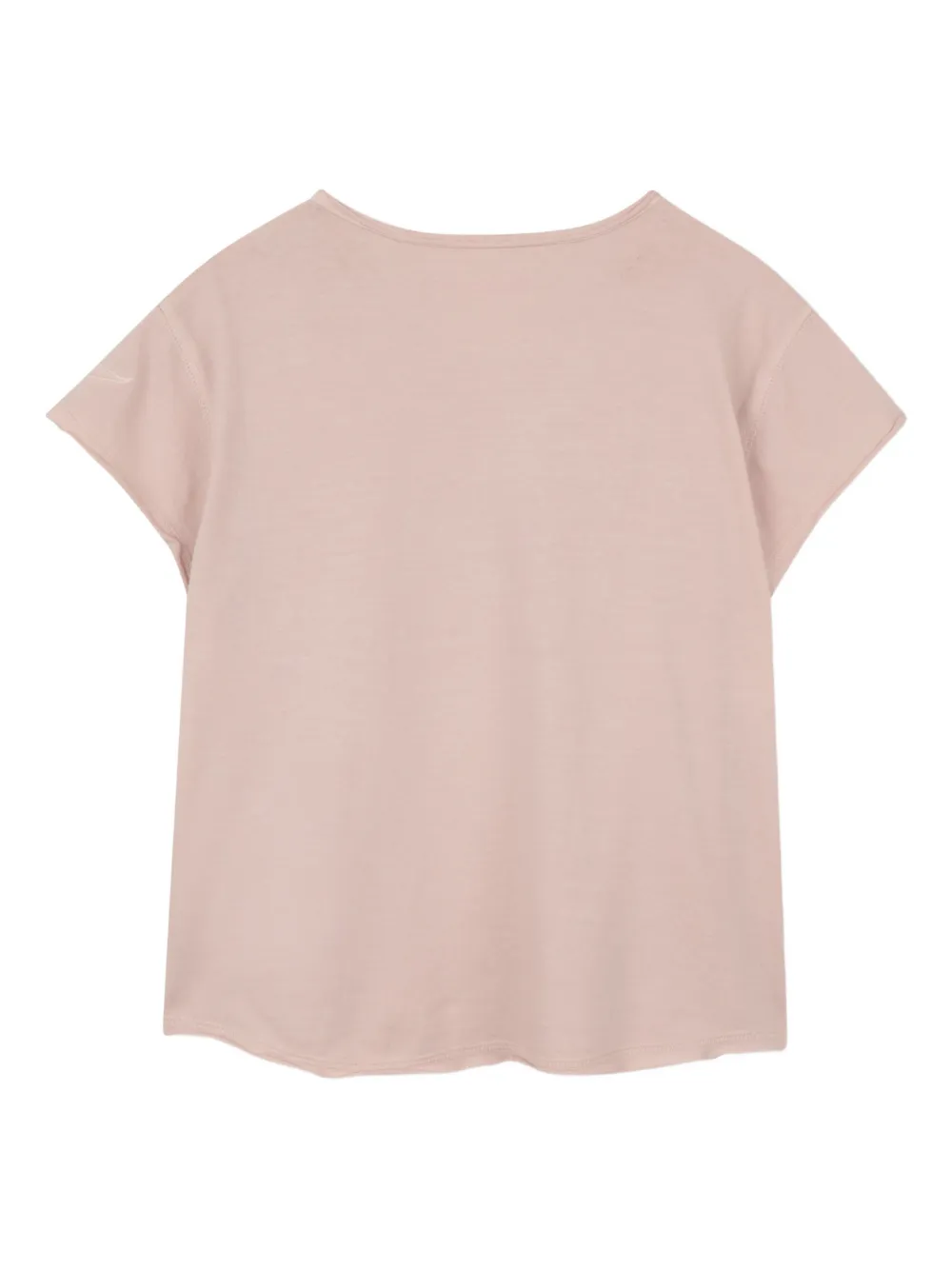 Zadig & Voltaire Kids T-shirt met verfraaid detail en V-hals Roze
