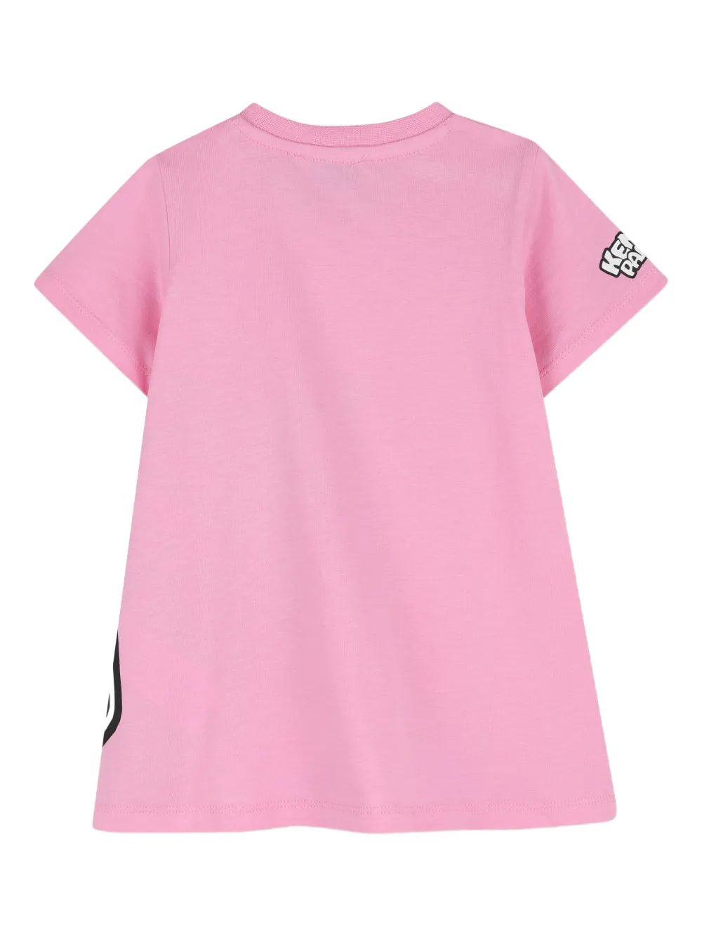 Kenzo Kids Jurk met grafische print en ronde hals - Roze