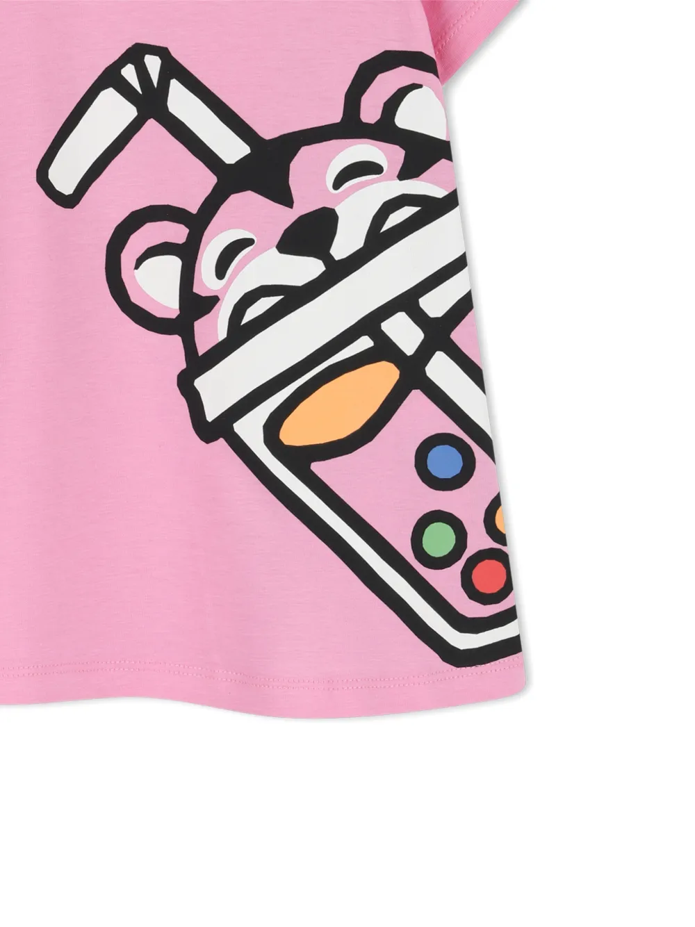 Graphic Crew-Neck Dress