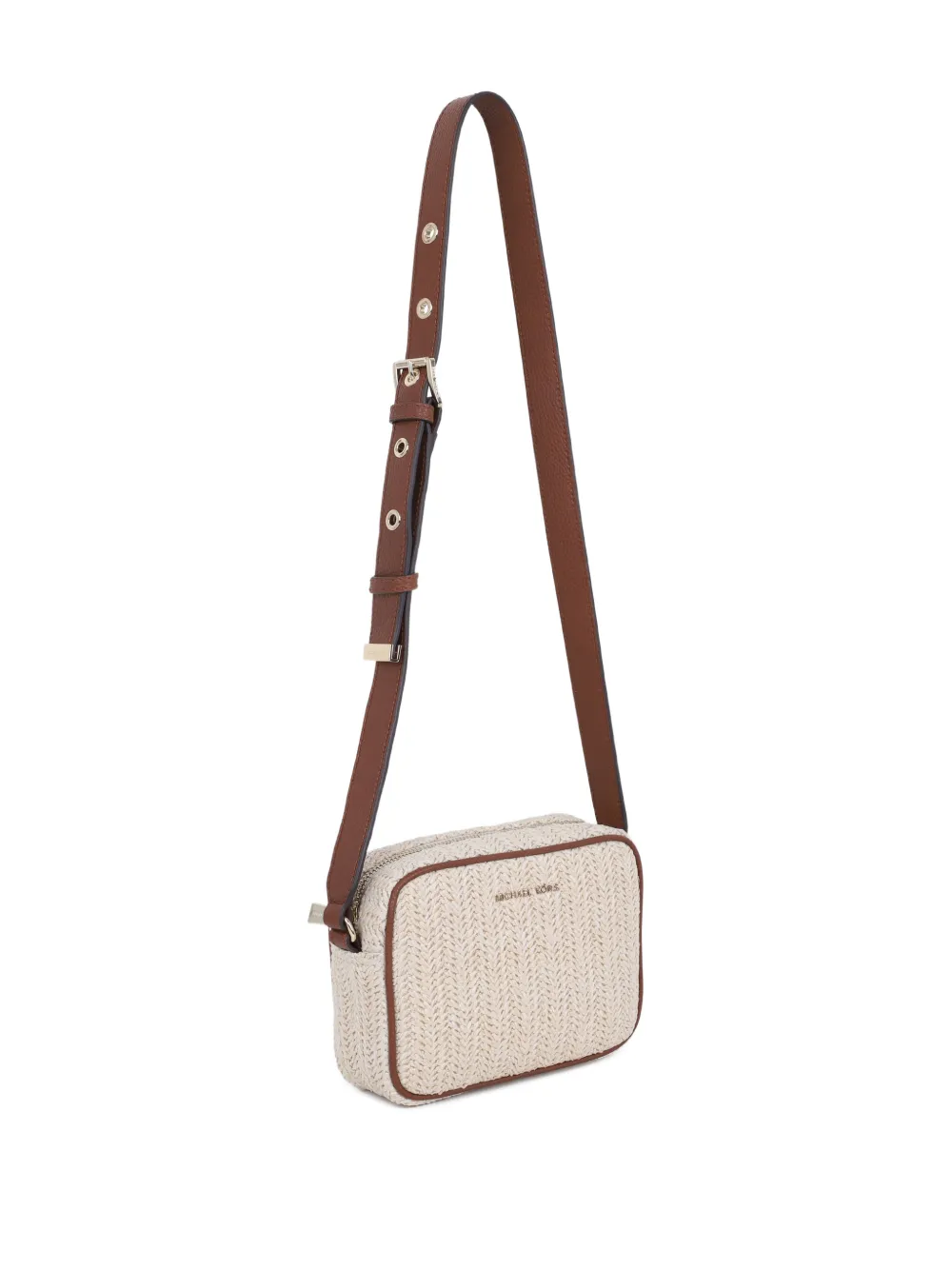 Michael Kors Kids Geweven schoudertas Beige