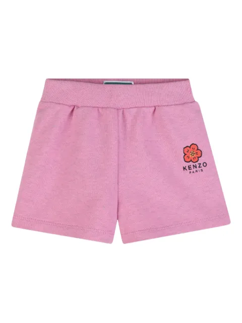 Kenzo Kids floral ribbed shorts