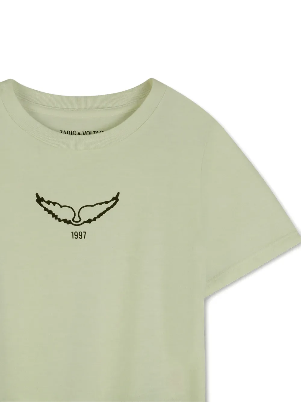 Zadig & Voltaire Kids T-shirt met print Groen