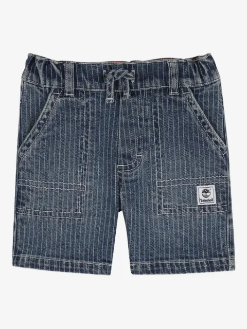 Timberland Kids striped drawstring shorts