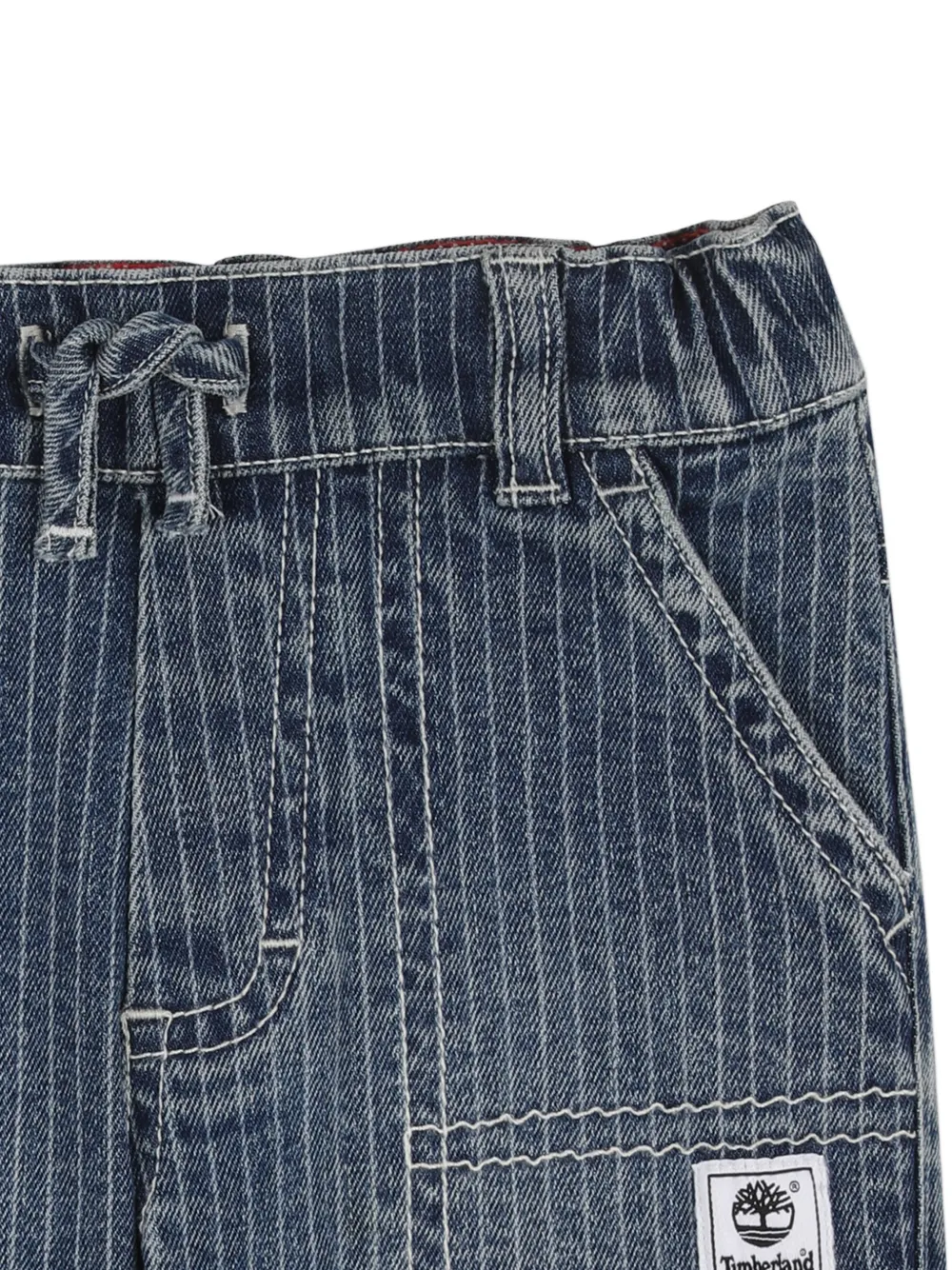  Timberland Kids Striped Drawstring Shorts - Blue 
