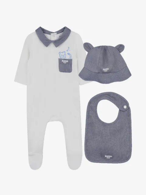 Kenzo Kids logo-detail babygrow set