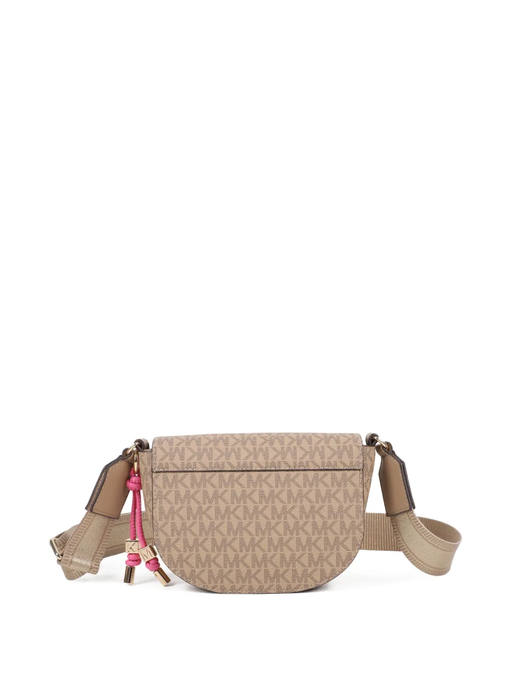  Michael Kors Kids Monogram-pattern Shoulder Bag - Neutrals 
