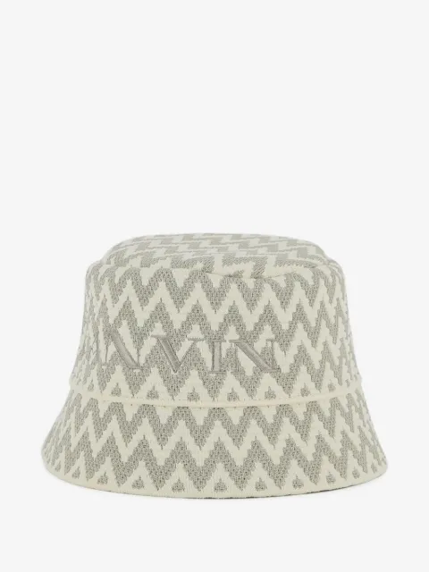 Lanvin Enfant chevron logo bucket hat