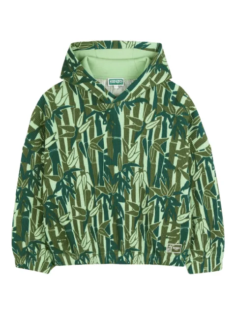 Kenzo Kids bamboo-print hoodie