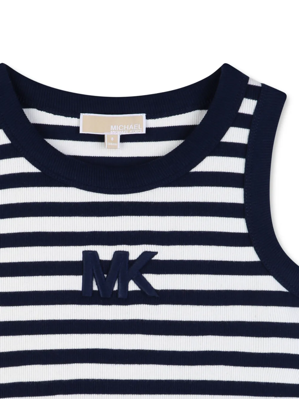 Michael Kors Kids Gestreepte tanktop Wit