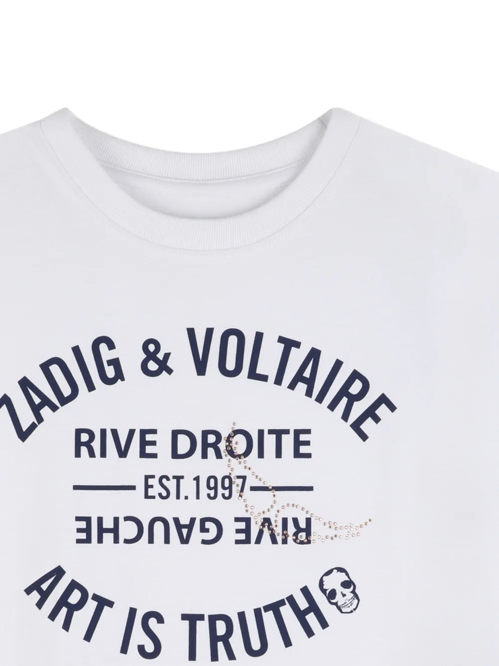  Zadig & Voltaire Kids Graphic-print Top - White 