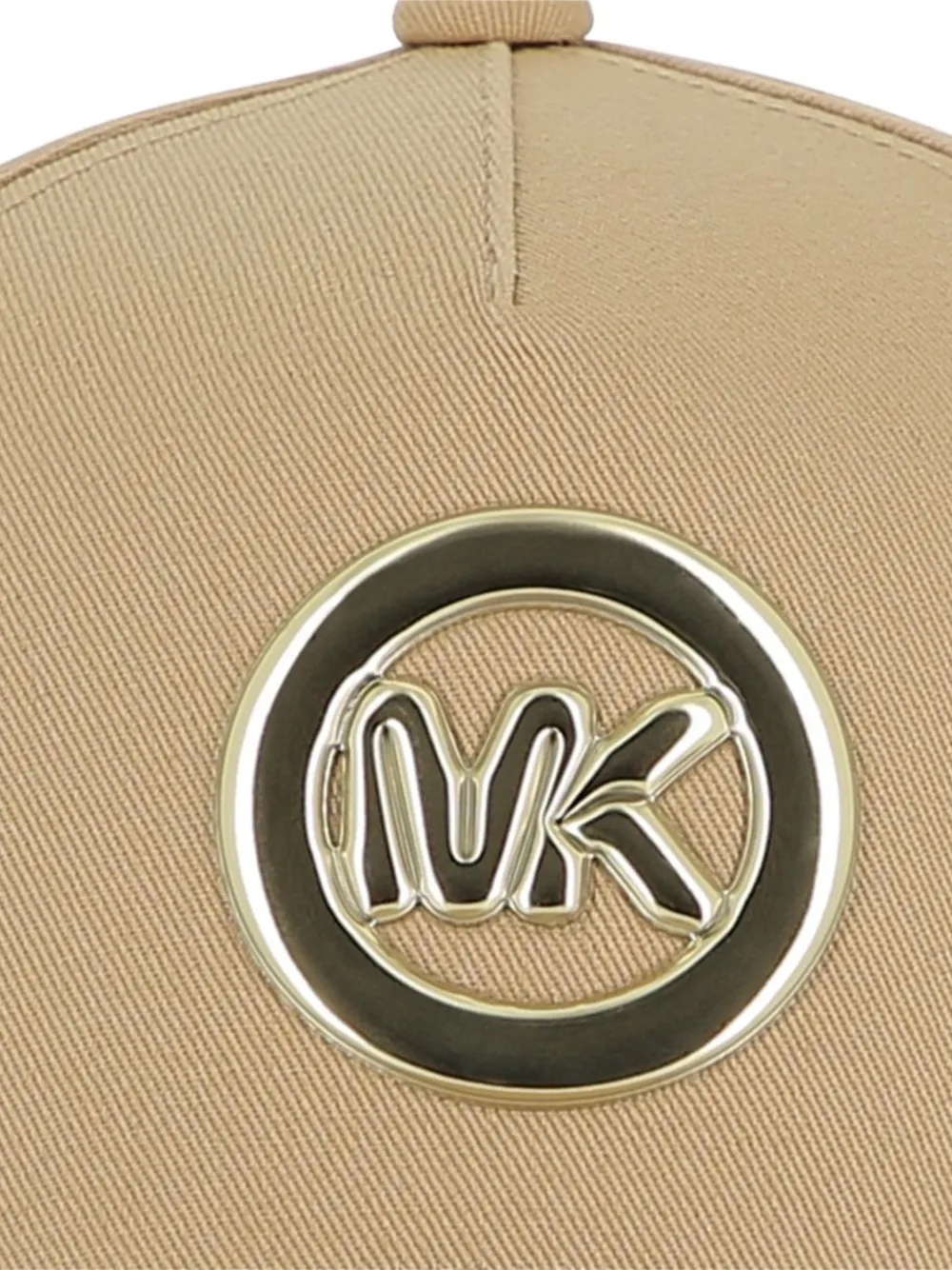Michael Kors Kids Honkbalpet met logo-applicatie Beige