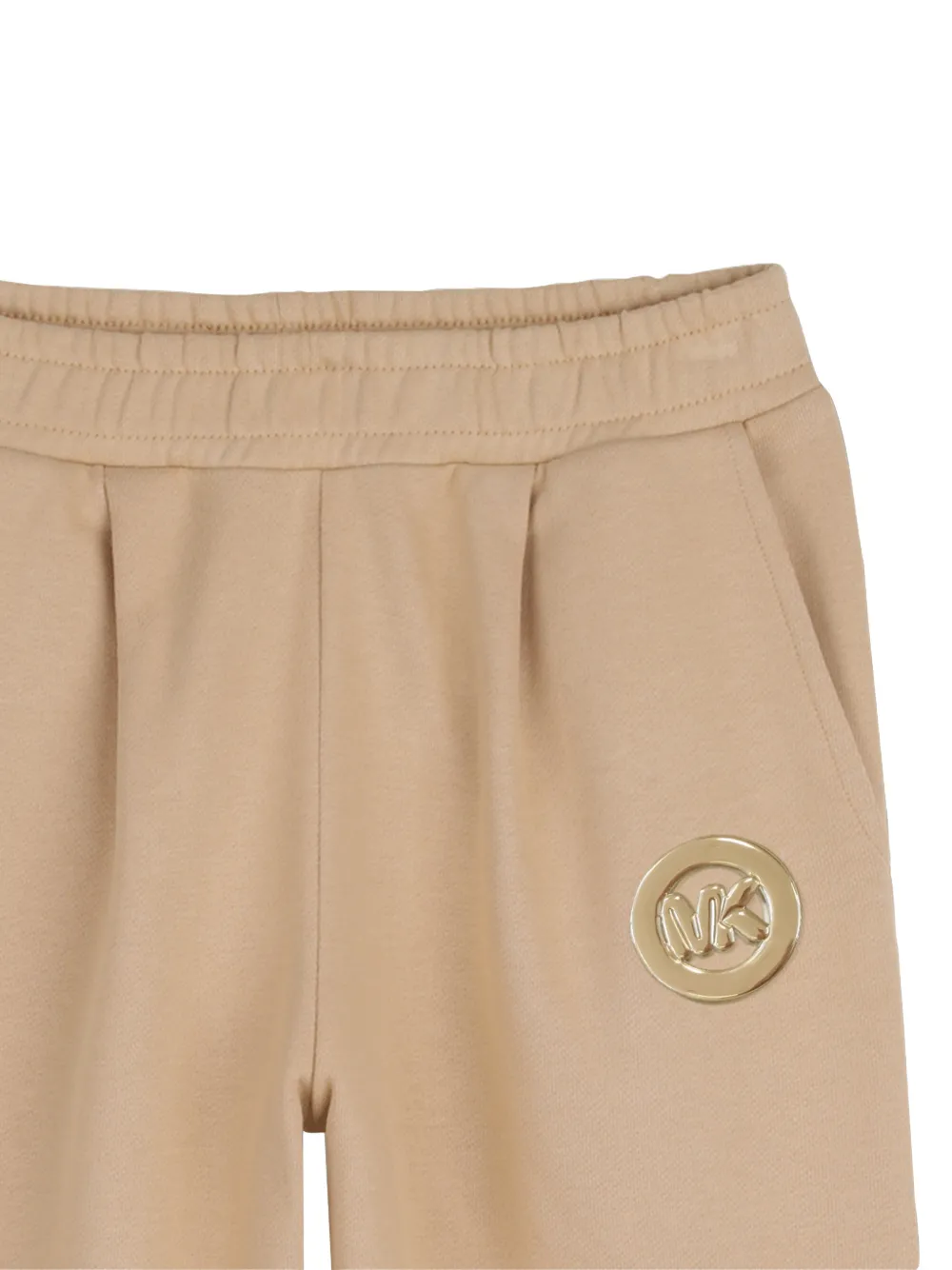 Michael Kors Kids Trainingsbroek met logo Beige