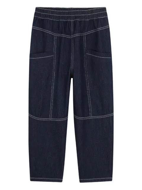 Kenzo Kids jeans con costuras en contraste