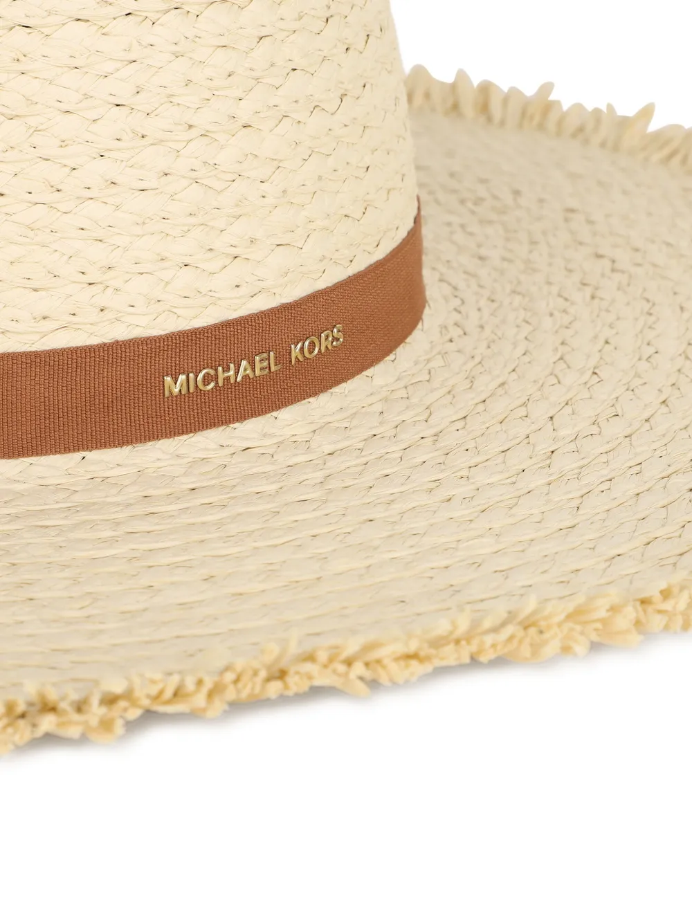 Michael Kors Kids Zonnehoed met franje Beige