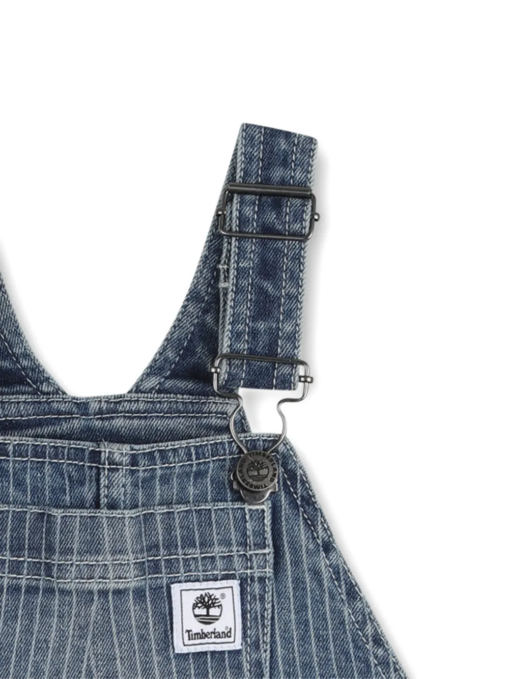  Timberland Kids Logo-patch Dungarees - Blue 