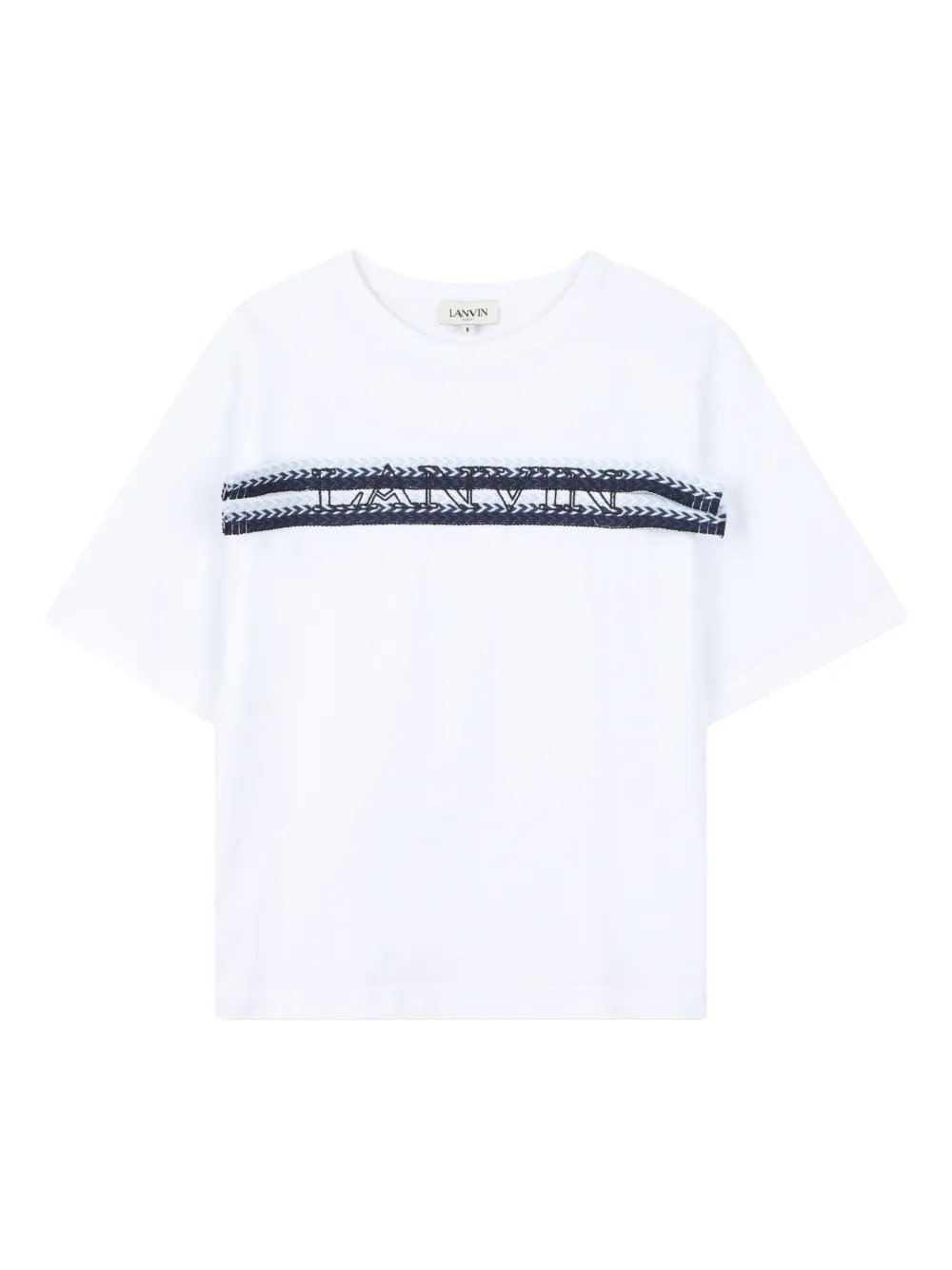 Lanvin Enfant T-shirt girocollo - Bianco